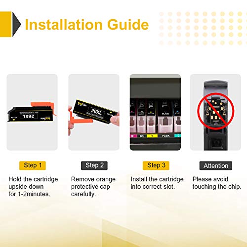 TohiTata-26XL-Cartucho-de-Tinta-Reemplazo-para-Epson-26-Compatible-con-Epson-Expression-Premium-XP-510-XP-520-XP-600-XP-605-XP-610-XP-615-XP-620-XP-625-XP-700-XP-710-XP-720-XP-800-XP-810-XP-820