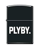 Zippo PLYBY Pocket Lighter, Black Matte