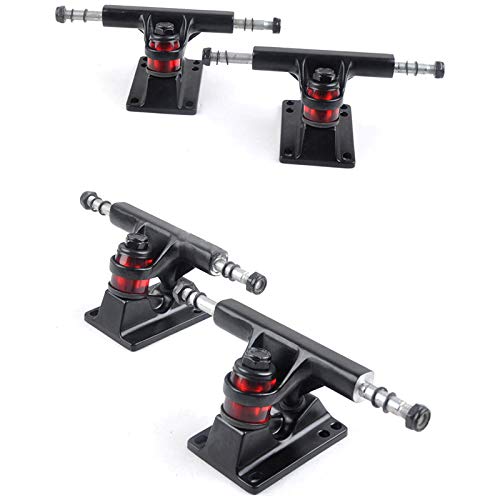 SODIAL 2Pcs Universal Alloy Skate Board Longboard Skateboard Bridge Skate Truck Bracket Parts Kickstand Aluminum Magnesium Alloy