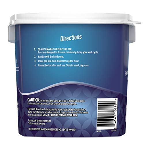 Amazon Brand Presto! Premium Dishwasher Detergent Pacs, Fresh Scent