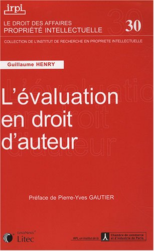 L' évaluation en droit d'auteur