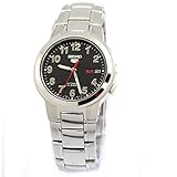 Seiko Men's SNKA15K1 Stainless Steel Analog with Black Dial Watch
