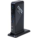 Plugable USB-C Docking Station for Specific Windows, MacBook, Chromebook, and Linux USB-C and Thunderbolt 3 Systems (4K@30Hz/1080P@60Hz HDMI, 60W Charging on Supported Systems)