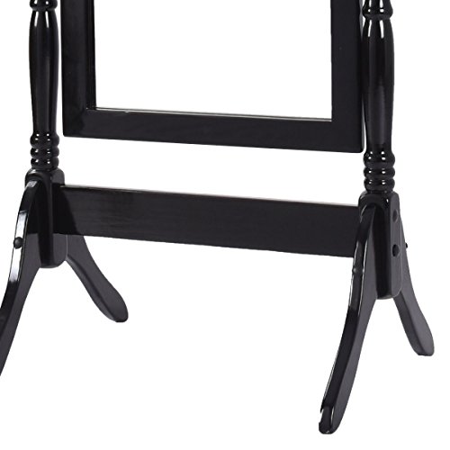 wood frame floor length mirror  | 600 x 555