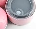 SANNIX Portable Cute Stainless Steel Insulation Lunch Bento Box Food Carrier Container with Lunch Bag (Pink,3 Layer)