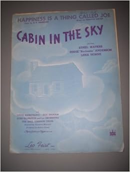 Happiness Is A Thing Called Joe Sheet Music E Y Harburg Lyrics