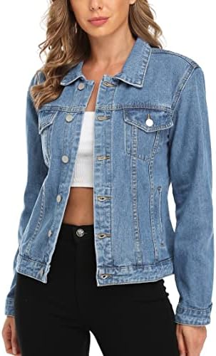 AG Adriano Goldschmied Women's MYA Denim Jacket, Sunlight Blue