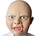 FAMI Latex Angry Baby Face Head Mask Party Halloween Masquerade Masks