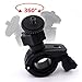 TEKCAM Action Camera Bike Mount Holder 360 Degree Rotatable Motorcycle Bicycle Rod Bar Handlebar Clamp Mount Bracket Compatible for Gopro Hero 7 6 5 AKASO EK7000 4K Apeman Campark Crosstour Camera