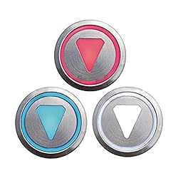 6pcs Buttons for KONE Elevator Round Stainless