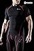 TM-R13-BKRZ_Medium Tesla Men's Short Sleeve T-Shirt Cool Dry Compression Baselayer R13