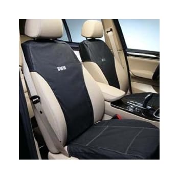 Amazon Com Genuine Bmw Cotton Poly Seat Vests Black