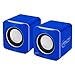 ARCTIC S111 USB-Powered Portable Stereo Speakers for Tablet/eReader/MP3/Computers, Balanced Treble/Superior Bass - Blue