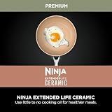 Ninja Extended Life 28cm Ceramic Frying Pan Non-Stick Induction Grey Terracotta view 10