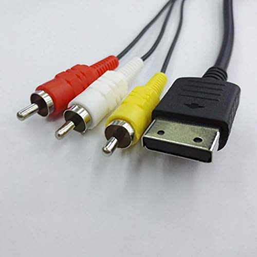 1.8m Composite Audio Video TV Adapter AV Cable Cord for Sega Dreamcast Console
