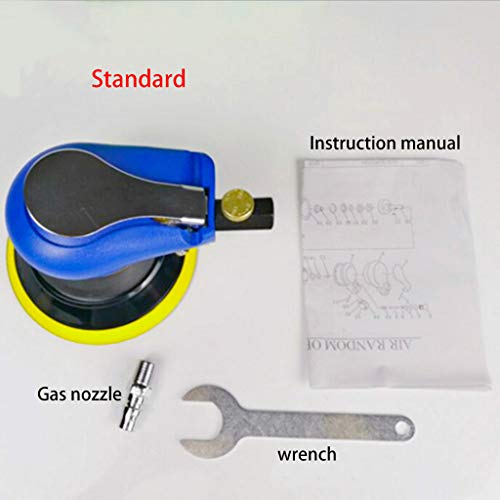 Polisher Kit for Cars, NXKang New 5''Air Palm Random Orbital Sander Hand Sanding Pneumatic Round - Car Beauty & Repair