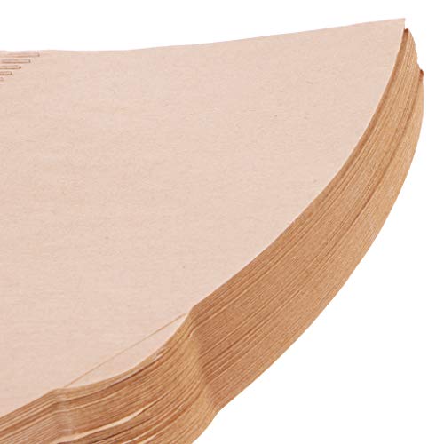 Lvyuanda 100 Pcs Instant Coffee Filters Disposable Replacements Unbleached Natural Paper