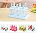 Whonline Ice Pop Mold, 3 Sets of 3-Color Mini Ice Pop Molds with Brush and Funnel