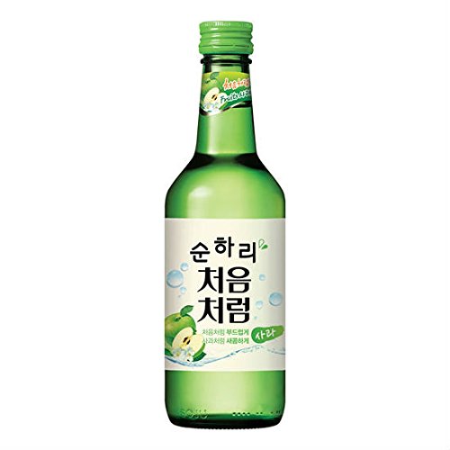 スンハリ りんご チョウムチョロム360ml 林檎焼酎 [並行輸入品]