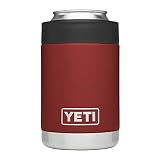 YETI Rambler Stainless Steel Vacuum Insulated Colster, Brick Red