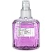 GOJO Foam Handwash LTX-12 Starter Kit, Plum Fragrance, 2 -1200 mL Foam Soap Refills + 1- GOJO LTX-12 Chrome Finish Black Touch-Free Dispenser- 1912-D1
