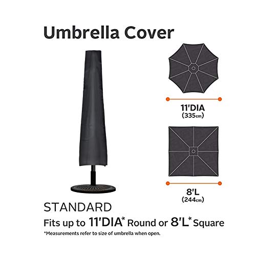 Umbrella Covers,Patio Waterproof Market Parasol Covers with Zipper for 7ft to 11ft Outdoor Umbrellas