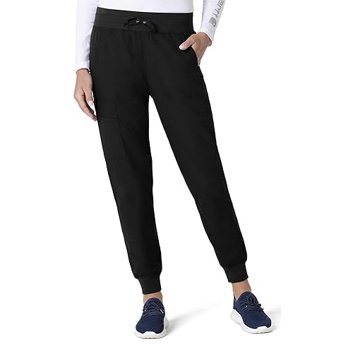 Carhartt Scrubs C51113 Women's Force® Modern Fit Jogger Pant Medium Petite Black