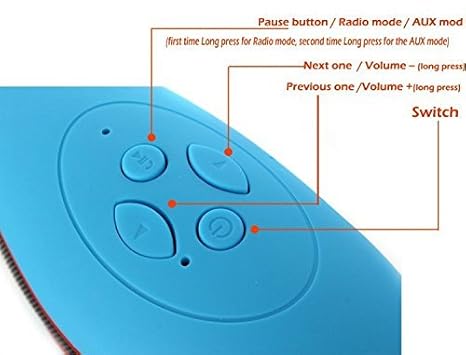 sonilex bs43fm wireless bluetooth speaker with mic