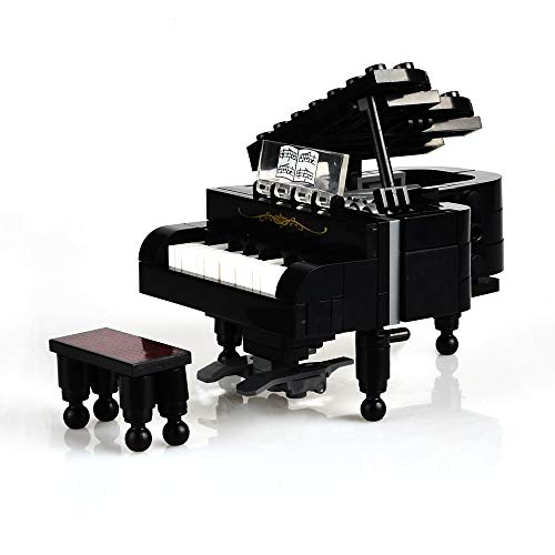 Grand Piano Musical Instrument Building Blocks Child Kids Educational Models Pianist Musician Toy ,141pcs