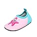 JIASUQI Baby Outdoor and Indoor Slip on Beach Walking Water Shoes for Swim River Pool,Starfish Pink 6-12 Months
