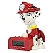 Bulb Botz Paw Patrol 2021319 Marshall Kids Night Light Alarm Clock with Characterised Sound, 5.5 inches tall, Red/White