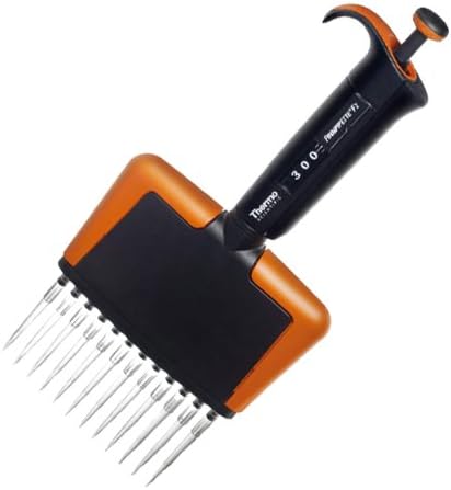 Thermo Scientific4661030 Finnpipette F1 Variable Volume Multichannel Pipettor, 8 Channels, 30-300 microliter