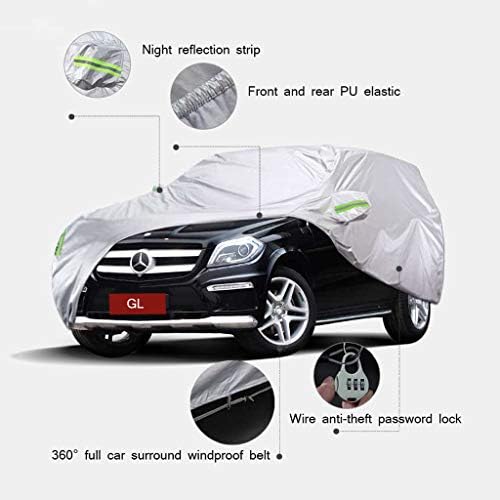 車のカバー さいず メルセデスベンツglシリーズスペシャルカーカバーsuv厚いオックスフォード布日焼け防止防雨暖かいカバーカーカバー サイズ 家電 カメラ さいず Gl350 B07dcl6mn1