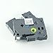 Generic Label Tape, Compatible w/ Brother TZe-231 Black on White Standard Laminated Labeling Tape 1/2