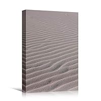 Canvas Wall Art Sand Dunes Abstract Colorful Contemporary Hallway Mixed Media Multicolor Patterns - 12x18 inches