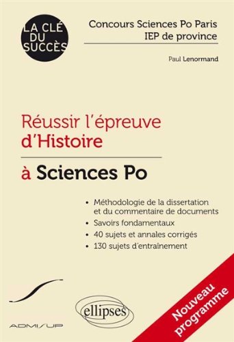 Réussir l'épreuve d'histoire à Sciences Po