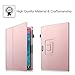Fintie Case for Surface Pro 7 / Pro 6 - Premium Vegan Leather Slim Fit Folio Cover with Stylus Holder, Compatible with Microsoft Surface Pro 5 / Pro 4 / Pro 3 and Type Cover Keyboard (Rose Gold)