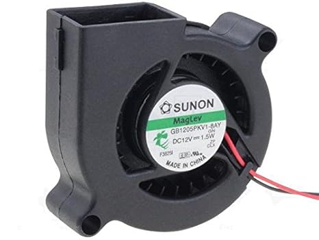 Sunon Radial Lüfter 50x50x20mm GB1205PKV1-8AY DC 12V 5200 U/min 35dBA Vapolager 2 Litzen