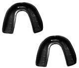 Two Pack! Rawlings Youth Mouthguard without Strap (Black)