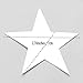 Whaline Reflective Star Paper Garland Sliver Sparkling Star Bunting Banner for Wedding Birthday Party Holiday Christmas Decorations, 52 Feet