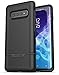 ENCASED Shockproof Galaxy S10 Plus Case - Heavy Duty Protective Cover, Black (Rebel Series for 2019 Samsung S10+)