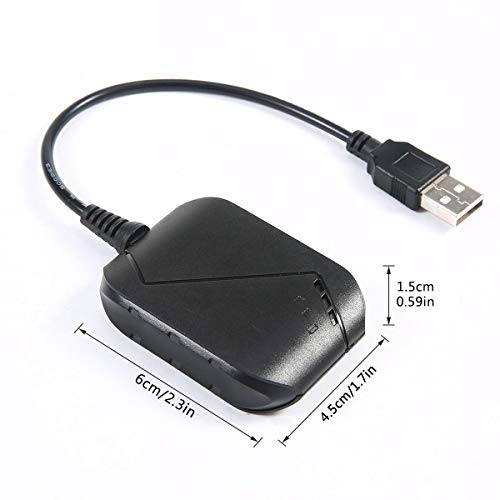 Moshbu Tire Pressure Monitor System, Temperature Save Fuel Universal Auto Alarm Sensor Module USB TPMS with 4Sensors for Android Suitable for Car Bus Jeep Vehicle Minibus