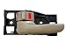 PT Auto Warehouse TO-2950E-FL - Inside Interior Inner Door Handle, Beige (Fawn) - Regular/Access Cab, Driver Side Front