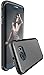 E LV Galaxy S6 Edge case, S6 Edge case, (SHOCK PROOF DEFENDER) Slim Case Cover - Ultimate protection for Samsung Galaxy S6 Edge - [BLACK/BLACK]