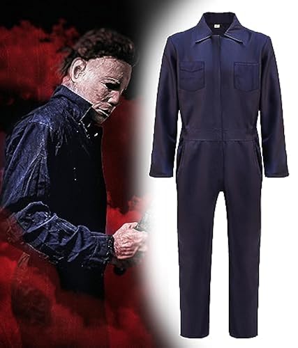 AnanBros Halloween Michael Myers Costume for Men Women Coveralls
