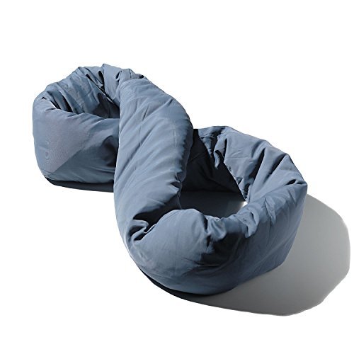 Huzi Infinity Pillow - Design Power Nap Pillow, Travel and Neck Pillow (Grey) Home & Kitchen, Bedding, Bed Pillows & Positioners, Neck & Cervical Pillows