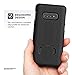 Encased Galaxy S10 Plus Belt Clip Case (2019 DuraClip) Slim Grip Cover w/Holder for Samsung Galaxy S10+ (Black)