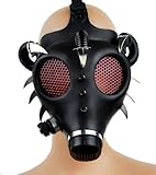 Devil Horn Spike Industrial Cyber Cosplay Mask Costume Halloween