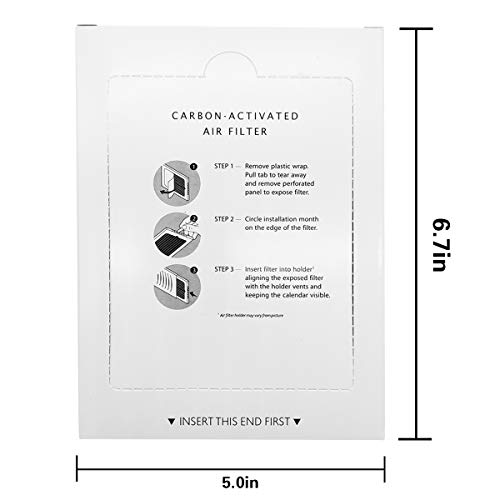 Carbon Activated Air Filter Electrolux Frigidaire Pure Air Ultra Refrigerator Air Filters Replacement, replaces SCPUREAIR2PK,EAFCBF PAULTRA PureAir Ultra 242061001,242047801, 242047804, PS1993820