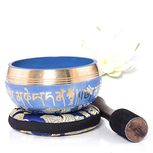 Tibetan Singing Bowl Set ~ Easy to Play ~ Creates Beautiful Sound for Holistic Healing, Stress Relief, Meditation… - Image 5